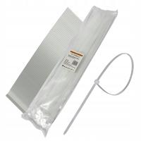 Opaski zaciskowe kablowe Trytytki UV Mocne 100 szt 4,8 x 430 mm, biały