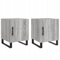 Szafka nocna szary dąb sonoma 40x40x50 cm