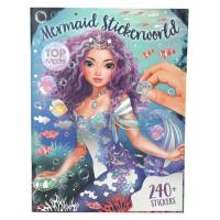 Książeczka z naklejkami TOP Model Mettalic Stickerworld Mermaid 13395
