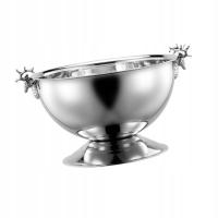 Wiaderko na lód na przyjęcia 14L Piwo Wino Chiller Wielokrotnego użytku Duże srebrne