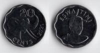 ESWATINI 2021 20 CENTS