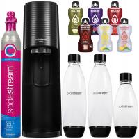 Сатуратор для газированной воды SodaStream Terra черный 3 бутылки газ 6X напиток болеро смесь вкусов ПОРОШОК ДЛЯ ВОДЫ СОДА