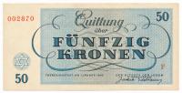 Czechy, Getto Teresin, 50 koron 1943, st. 1-