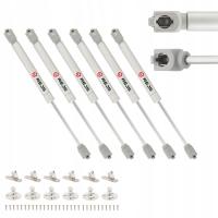 6 x ZESTAW - REJS SIŁOWNIK MEBLOWY PODNOŚNIK GAZOWY DO MEBLI 100N + WKRĘTY