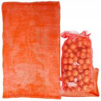 10x Worek raszlowy 50 kg 60cmx110cm ORANŻ