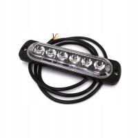 Противотуманная фара лампа 6 LED 12V-18V, красный