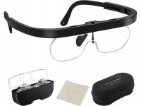 PROFESJONALNA LUPA ZEGARMISTRZOWSKA OKULARY LED 2 LED 25x