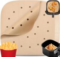 PAPIER DO PIECZENIA WKŁADY AIR FRYER DO FRYTKOWNICY BEZTŁUSZCZOWEJ 100szt