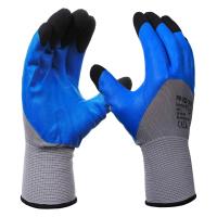 Перчатки рабочие перчатки прочные толстые водонепроницаемые для воды BlueFom 8