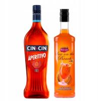 CIN CIN APERITIVO bitter orange + SEX ON THE BEACH drink bezalkoholowy