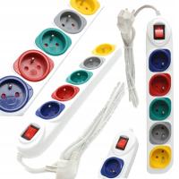 PRZEDŁUŻACZ LISTWA ZASILAJĄCA 5M 5 GNIAZD BIAŁA