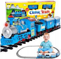 Электрическая железная дорога CIUCHCIA поезд рельсы вагоны набор для малышей