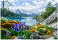 FOTOTAPETA KRAJOBRAZ JEZIORO GÓRY SYPIALNIA SALON TAPETA FLIZELINA 250x175