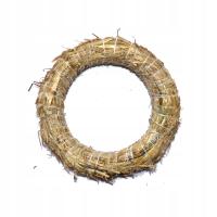 Słomiany wianekwieniec słoma EKO 25cm baza podstawa stroik