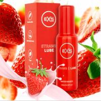 TRUSKAWKOWY ŻEL INTYMNY EXS Strawberry Lube LUBRYKANT NA BAZIE WODY 100 ml