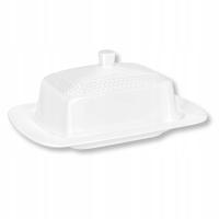 Biała Maselniczka porcelanowa Z POKRYWKĄ masło maselnica WILMAX