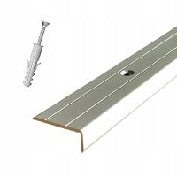 Лестничная полоса 25 мм x 10 мм алюминиевый угол бар серебро 180 см