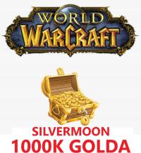 WOW WORLD OF WARCRAFT 1000K 1KK SILVERMOON GOLD