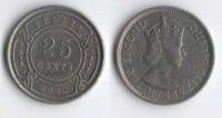 BELIZE 2000 25 CENTS