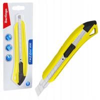 NÓŻ BIUROWY DO PAPIERU TAPET RAZZOR 200 18mm ŻÓŁTY BERLINGO