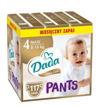 Pieluchomajtki DADA EXTRA CARE PANTS 4 117 szt 8-15kg+