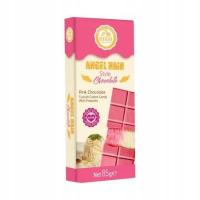 HIT CENOWY! CZEKOLADA ANIOŁ WŁOSY PISTACJA - Belgijski Dubaj - RUBINOWA CZEKOLADA