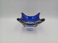 КОБАЛЬТОВАЯ ВИТРИНА BOHEMIA GLASS ОТ PRL