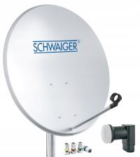 Zestaw Schweiger 714470 antena z konwerterem 60X55 CM