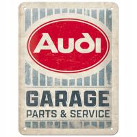 Tablica AUDI Garage Parts and 15x20 metal 26263