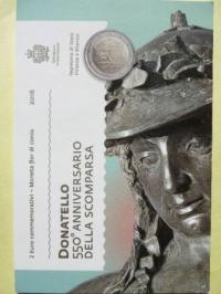 2 EURO SAN MARINO 2016 RZEŹBIARZ DONATELLO darklis