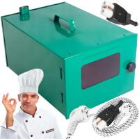 Prodiż Przenośna kuchenka piecyk do dań i ciast 950W Prodiż kuchenny mini piecyk elektryczny z kablem 8,5 l zielony 950 W