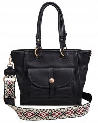 LuluCastagnette TOREBKA damska A4 LOGO MIŚ SHOPPER