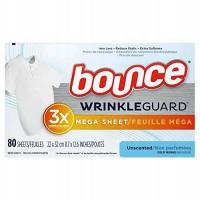 Chusteczki Zapachowe do Suszarki Bounce Wrinkle Guard Antystatyczne 80 szt