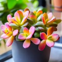 Anacampseros Rufescens 'Sunrise' оригинальный суккулент уникальный красочные листья