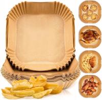 100x WKŁAD PAPIER DO PIECZENIA FRYTKOWNICA AIRFRYER 20cm x 4,5cm