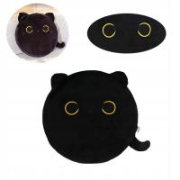 KOTEK PODUSZKA CZARNY KOT NA KRZESŁO 40x40CM