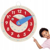 GOKI zabawka edukacyjna zegar do nauki godzin