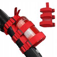 Крепление для огнетушителя на липучке автомобильный огнетушитель Универсальный держатель красный