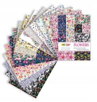 Blok z motywami A4 Happy Color Flowers 25 motywów