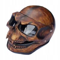 Dla motocykl kask fajne maska czaszki Skelet Hallo