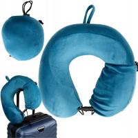 Turystyczna PODUSZKA na szyję PODRÓŻNY rogal MEMORY FOAM na podróż WINGS