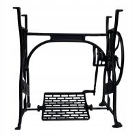 КРАСИВЫЙ ЖУРНАЛЬНЫЙ СТОЛИК, ОСНОВАНИЕ ОТ ШВЕЙНОЙ МАШИНЫ VERITAS WIDE-ПОСЛЕ РЕМОНТА