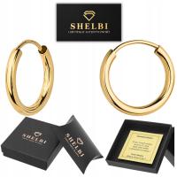 Kolczyki złote kółka małe kółeczka złoto 333 12mm prezent dedykacja