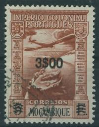 Kolonie port. Mocambique 3 $ 00 / 5 esc. - Samolot