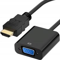 KONWERTER HDMI DO VGA D-SUB 15 PIN KABEL ADAPTER MONITOR FULL HD 1080p