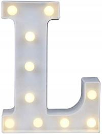 БУКВЫ, БУКВЫ, СВЕТОДИОДНЫЕ СВЕТЯЩИЕСЯ НАДПИСИ БЕЛЫЕ 3D 22CM