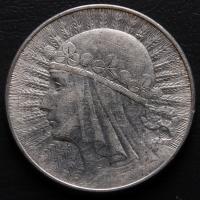 ANK II RP 10 ZŁOTYCH 1932 POLONIA ładna