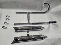 TŁUMIKI WYDECH KOLANKO CHROM URAL