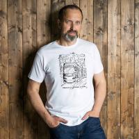 Męska koszulka T-shirt Tramwaj – Hyundai HRC 140N - Biały, XL