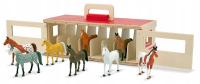 MELISSA конюшня конюшня * лошадей в комплекте игрушка для ребенка дети